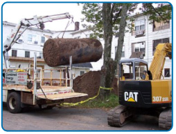 Combined Energy Services Under Ground Fuel Oil tank Removal